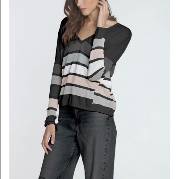 L+T Label and Thread hang ten v neck sweater NWT - Picture 6 of 9